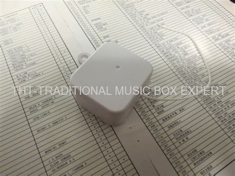 pull string music box inserts